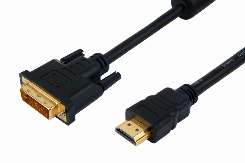 syscomtec Kabel DVI-D DL St./ HDMI St. 2m SCT-DVIDLHDMI-02